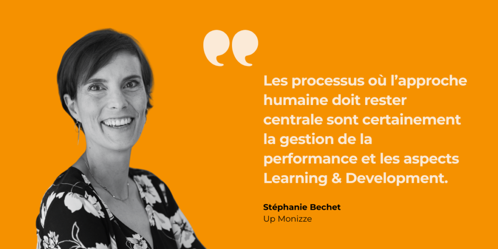Citation de Stéphanie Bechet, Up Monizze : priorité à l’humain dans le Learning & Development